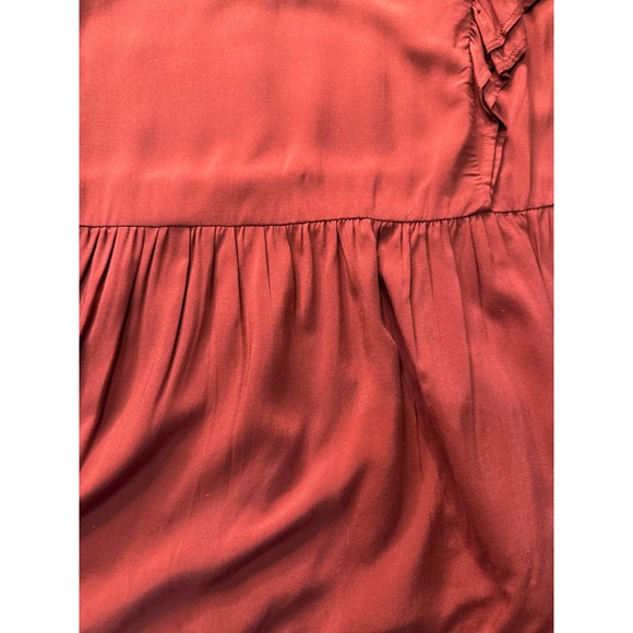 LOFT Ruffle‎ Long Sleeve Blouse Top Peplum Romantic Med Office Business Casual - Picture 11 of 11